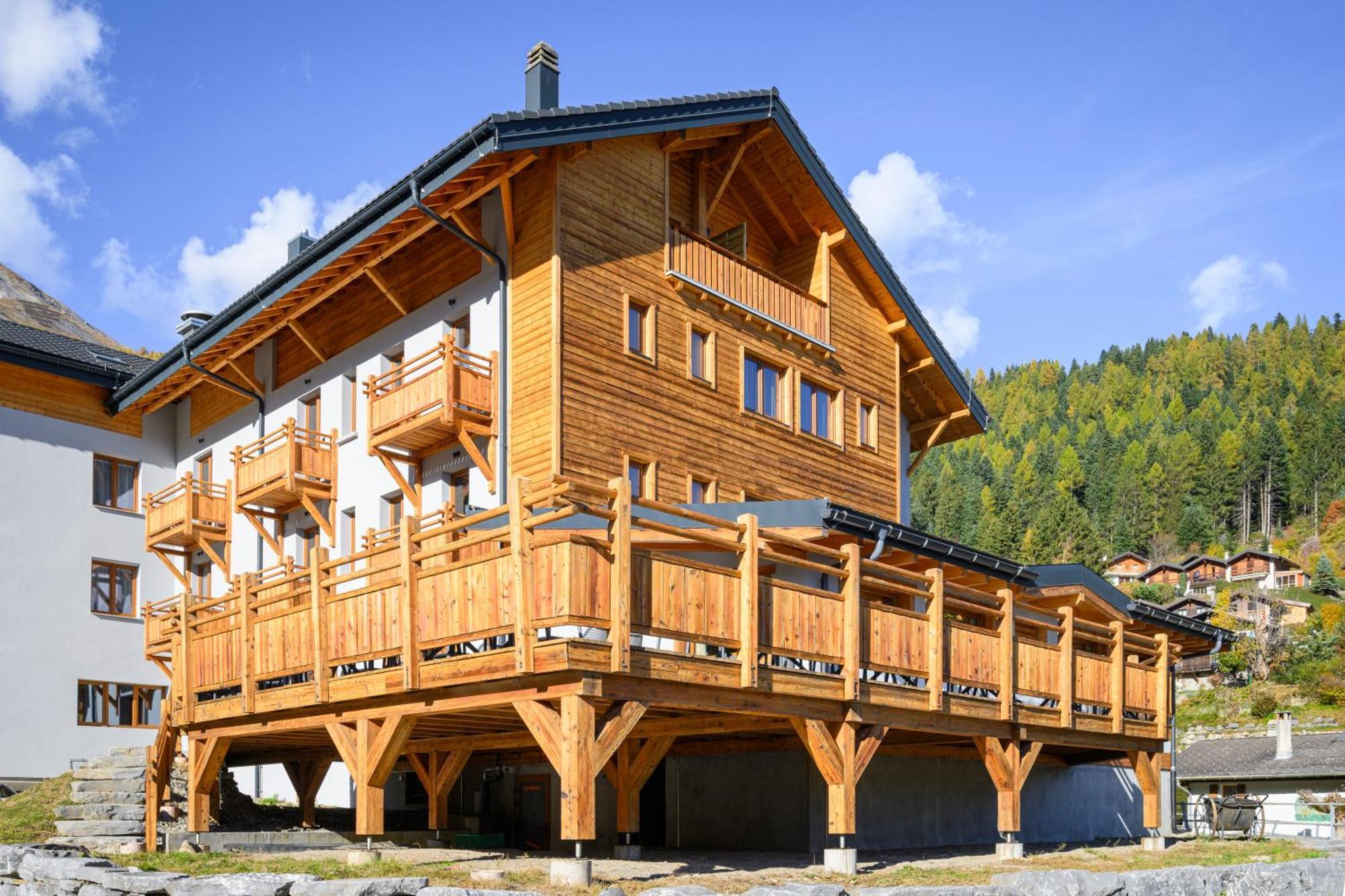 Hotel Des Muverans Ovronnaz Buitenkant foto